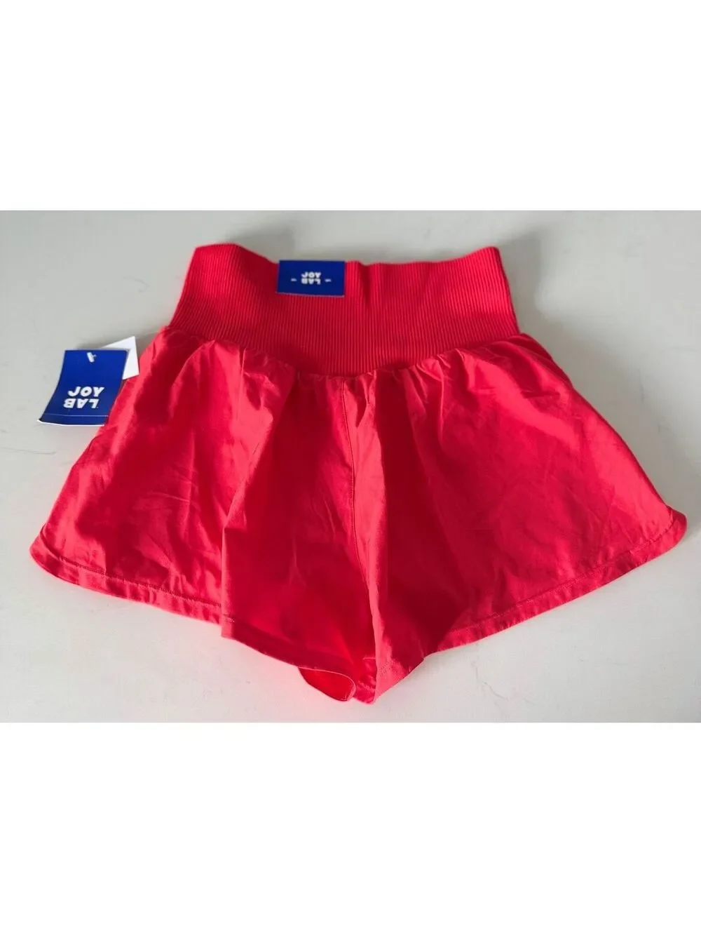 JoyLab Apple Candy High Rise Built In Briefs Shorts Women Size Small